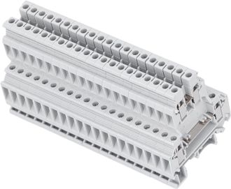 OEM 100 Unidades De Bloque De Terminales De Cableado Combinado De Doble Entrada Y Doble Salida, Regleta De Terminales De Cableado Universal