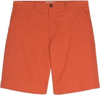 Maison Kitsun&eacute; Boardshorts - Heren - Korte Broeken - Rood - 3XS - Katoen - Korte Broeken