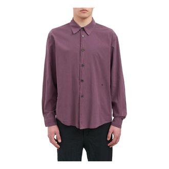 Our Legacy Casual Shirts, male, Purple, Size: M Beyond Shirt