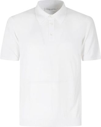 Roberto Collina Cotton Polo - Heren - Polos - Wit - 2XL - Katoen - Tops