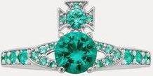 Vivienne Westwood Ismene Ring Platinum-turquoise-cz Platinum-turquoise-cz Unisex