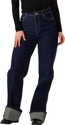 Edited Edited, Jeans, Dames, Blauw, XS, Denim, Dames Jeans Hale Denim Broeken