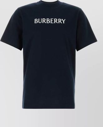 Burberry cotton crew neck short sleeve t shirt