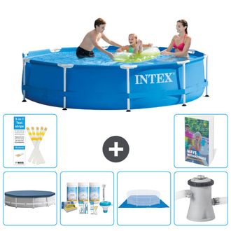 Intex Piscina Con Estructura Redonda - 305x76 Cm - 7-piezas S77