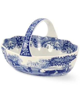 Spode Blue Italian Basket