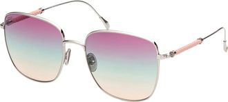 Tod's Zonnebrillen To 0304 - Dames - Zonnebrillen - Grijs - 58 MM - Accessoires