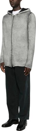 Avant Toi Zip-through Hoodie - Heren - Vesten met rits - Grijs - L - Hoodies & sweatvesten