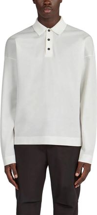 Ferragamo Cotton Piqu&eacute; Polo - White