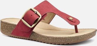 Hotter Womens Resort Womens Toe Post Sandals - Red - Size: 6.5