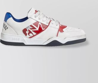 Dsquared2 leather panelled low-top sneakers