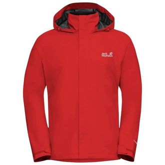 Jack Wolfskin Trailtime 2L Jacket Regenjacke f&uuml;r Herren | rot