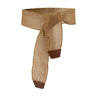 Antonelli Belts, female, Brown, Size: 85 CM Woven Mesh Belt