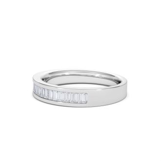 The Diamond Store GRACE 18K White Gold Diamond ETERNITY RING 0.50CT G/VS