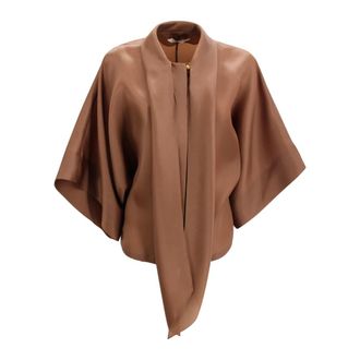 Alberta Ferretti Alberta Ferretti, Blouses, female, Brown, Size: M Blouses