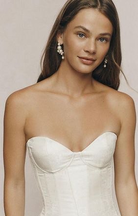 V. Chapman x Anthropologie Weddings Carolena Bustier Top