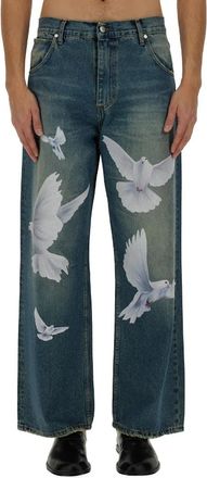 3.Paradis Freedom Doves Jeans - Heren - Loose Fit Jeans - Blauw - W34 - Katoen - Jeans