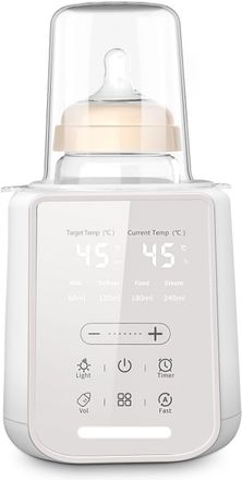 OEM Calientabiberones 8 En 1: Calientabiberones Multifuncional Con Luz Nocturna Y Temporizador, Ideal Para Viajar, Conserva Los Nutrientes De La Leche Mat