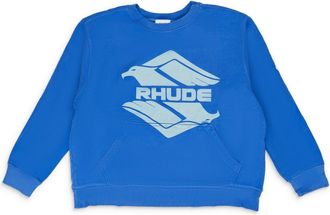 Rhude Blue Dragon Crewneck
