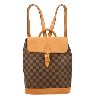 Louis Vuitton Arlequin Backpack Damier Brown Canvas Backpack Bag (Pre-Owned)
