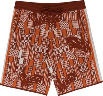 Ahluwalia Studio Orange Benoit Knitted Shorts