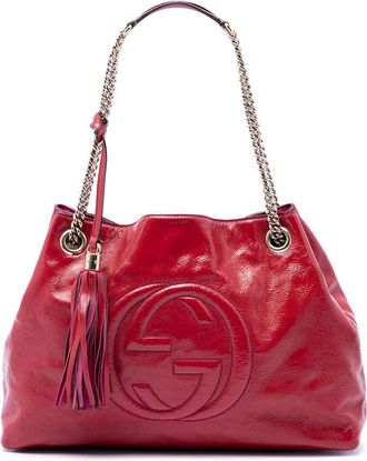 Gucci Pre-owned Gucci Medium Patent Soho Chain Tote Ladies 92S8I7E73IU5WG9Q