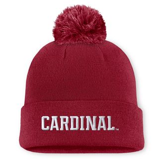 Nike Stanford Peak Nike Mens College Cuffed Beanie in Red | NC1669WSDN-V72