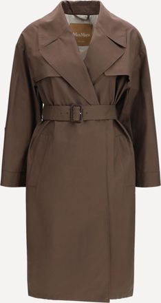 Max Mara Double-breasted cotton-blend Trench Coat Female 38