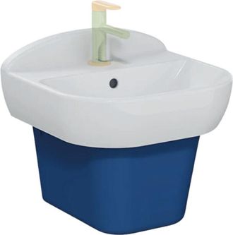 Vitra Lavabo Infantil Sento Kids De 45 Cm Con Tapa De Desag&uuml;e