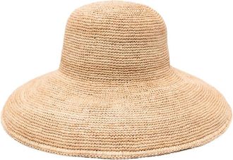 Ibeliv Woven Fedora Hat