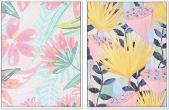 DKD Home Decor Tablero - Dkd Home Decor - Est&aacute;ndar - Multicolor - 60x4x80 Cm - Interieur
