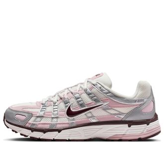 Nike (WMNS) Nike P-6000 Summit White Metallic Silver Burgundy Crush IM6026-121