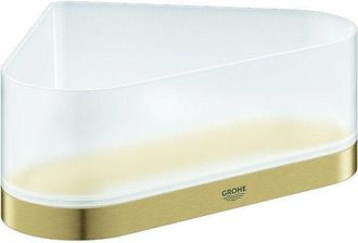 GROHE Estante De Ducha De Esquina Selection Con Soporte Dorado Brillante Cepillado