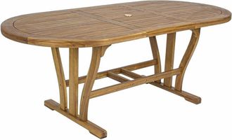 BIZZOTTO Bizzotto - Yes Everyday Tavolo Per Esterno In Legno Di Acacia Ovale Allungabile 150/200x90x H74 Cm