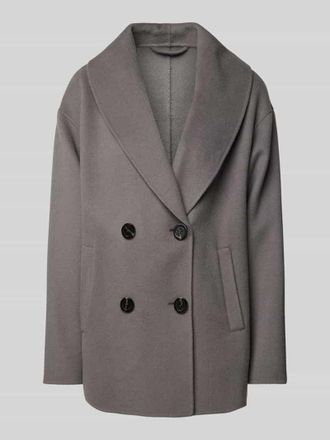 Oakwood Wolljacke mit Reverskragen Modell AMELIE in Dunkelgrau, Größe L