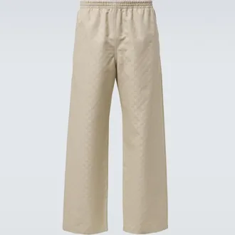 Gucci GG cotton canvas straight pants
