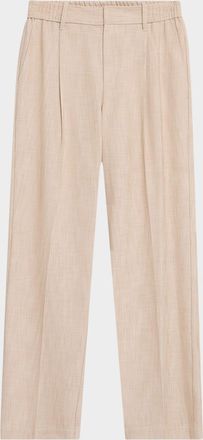 SIMKHAI Mens Pleated Pull-On Pants