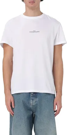 Maison Margiela Logo-Embroidered T-Shirt - White