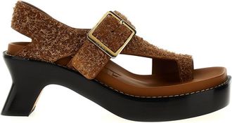 Loewe Brown Open Toe Sandals