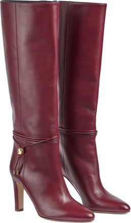 L.k. Bennett Loretta Knee HIgh Boot in Burgundy at Nordstrom, Size 10Us