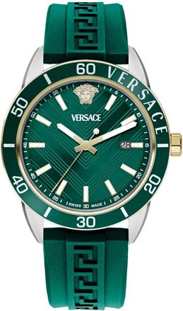 Versace Analoog Polshorloge - Heren - Horloges - Groen - ONE Size - Accessoires