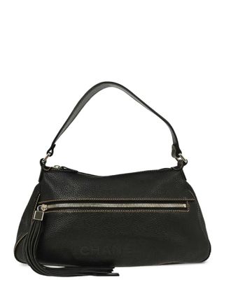 Chanel Borsa a mano in pelle di vitello 2003-2004 - Nero