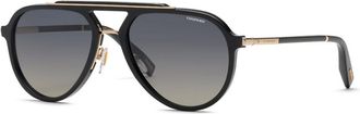 Chopard SCH399 700P Mens Sunglasses Black Size 58