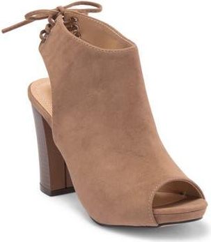 Chase + Chloe by Intouch Footwear Marcy Cutout Bootie in Taupe Suede at Nordstrom Rack, Size 8.5
