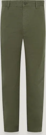 Belstaff Belstaff Pantalones Rally para hombre Algodón teñido en prenda Verde Surplus oscuro 30