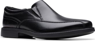 Clarks Dresslite Bike Toe Slip-On in Black Leather at Nordstrom Rack, Size 10.5