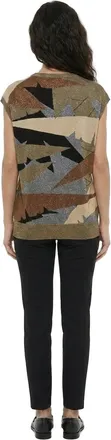 Dolce & Gabbana Womens Multicolor Polyester Tank Tops