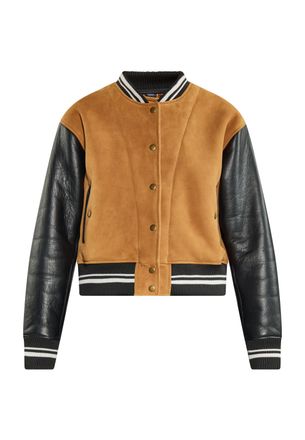 Dreimaster Dreimaster Jas Dames Camel zwart