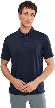 Beyond Yoga All In Active Polo Mens Clothing Nocturnal Navy : XL, Elastane/Polyester