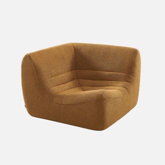 Sweeek Sill&oacute;n Envasado Al Vac&iacute;o Esquinero De Borreguito Texturizado