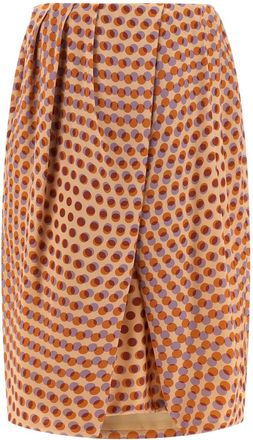 Dries Van Noten Multicolor Saronga Bis Skirt